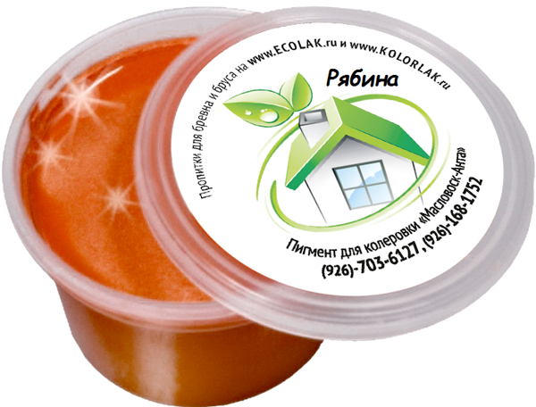 Цветной пигмент цвет Рябина